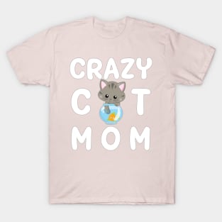 Crazy Cat Mom T-Shirt